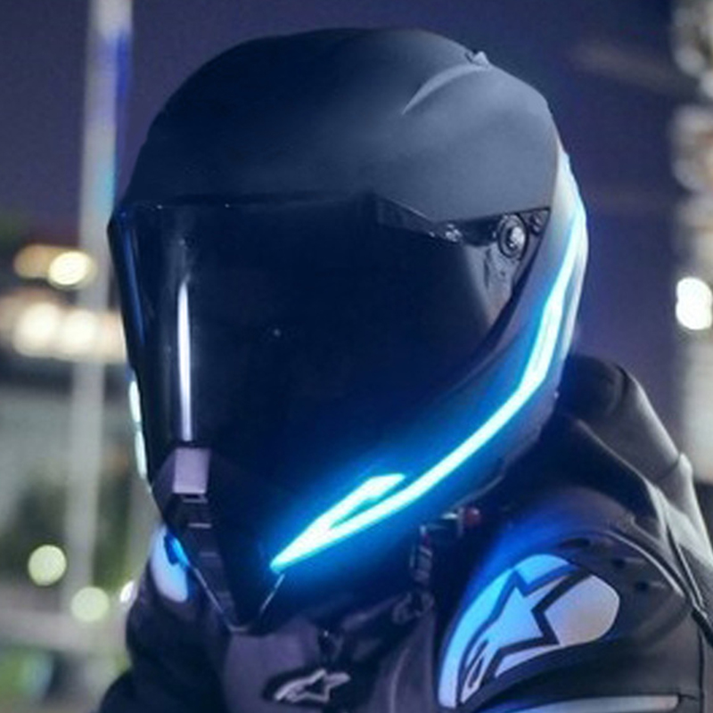 Motorcycle Gear For Men - 2pcs Helmet Motorcycle Light Riding Signal
