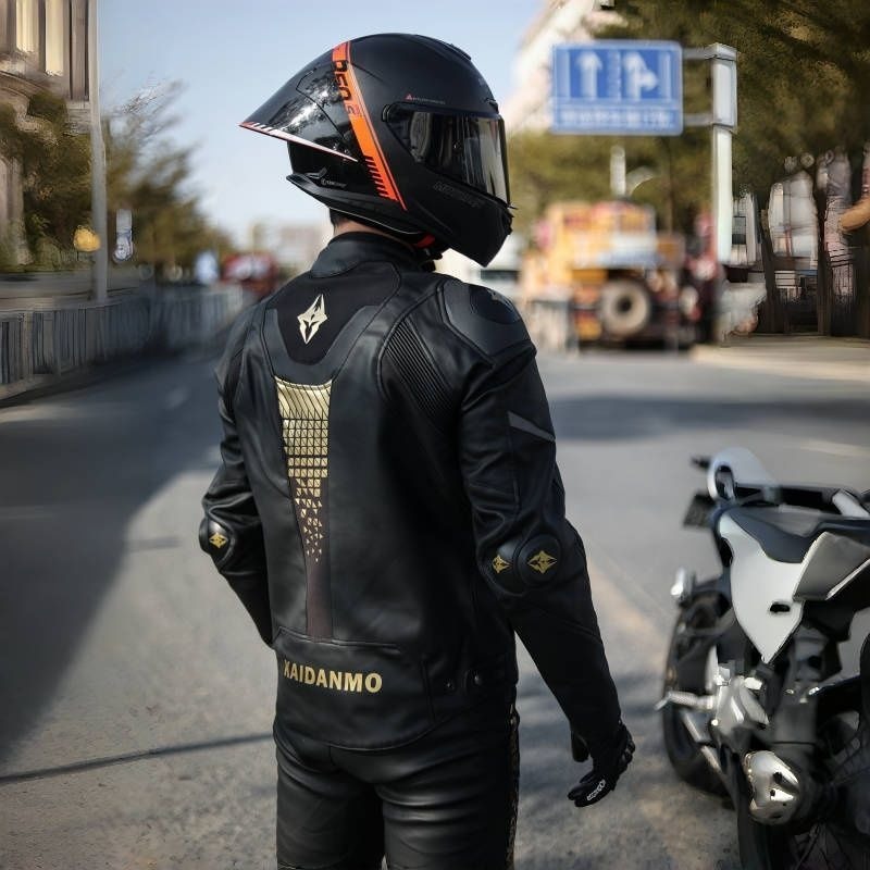 Motorcycle Riding Clothes Leat - Riding Jacket Leather review and price