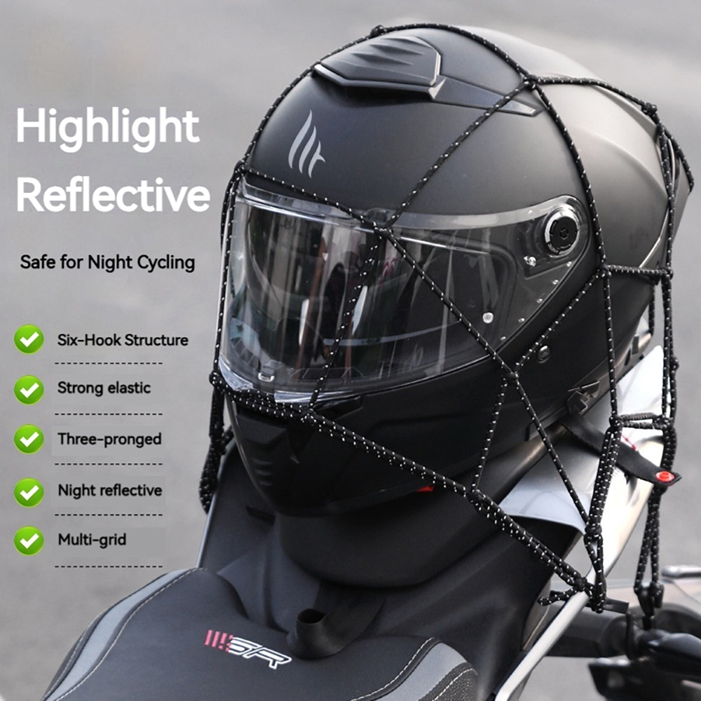 6 Hooks Luggage Net Protective - Motorcycle Gear Mesh review and price