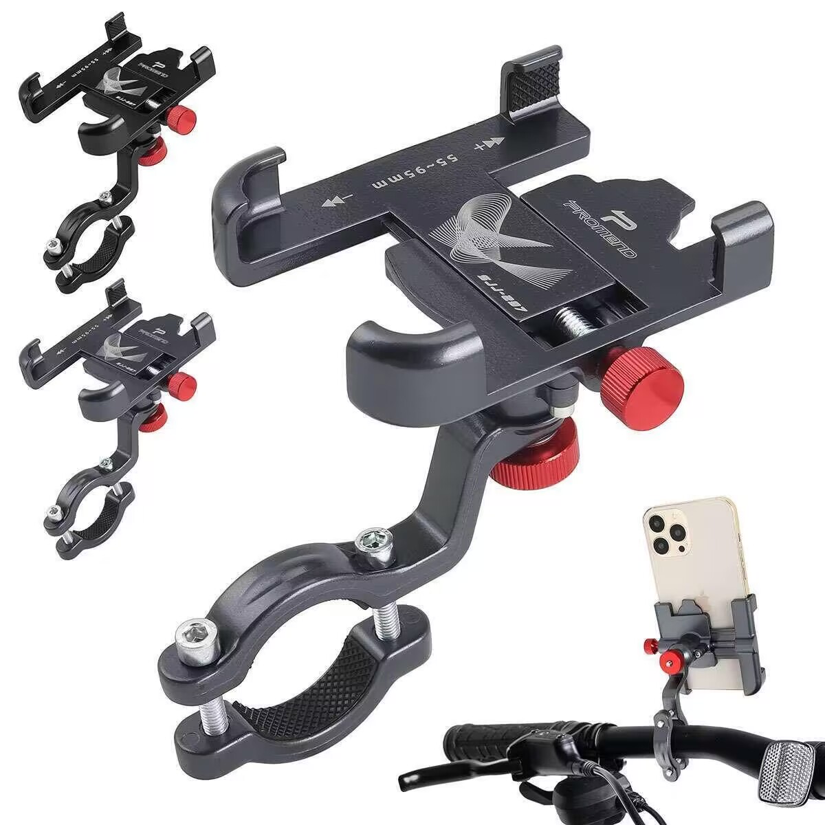 360° Aluminum Motorcycle Bike  - Phone Mount Handlebar review and price