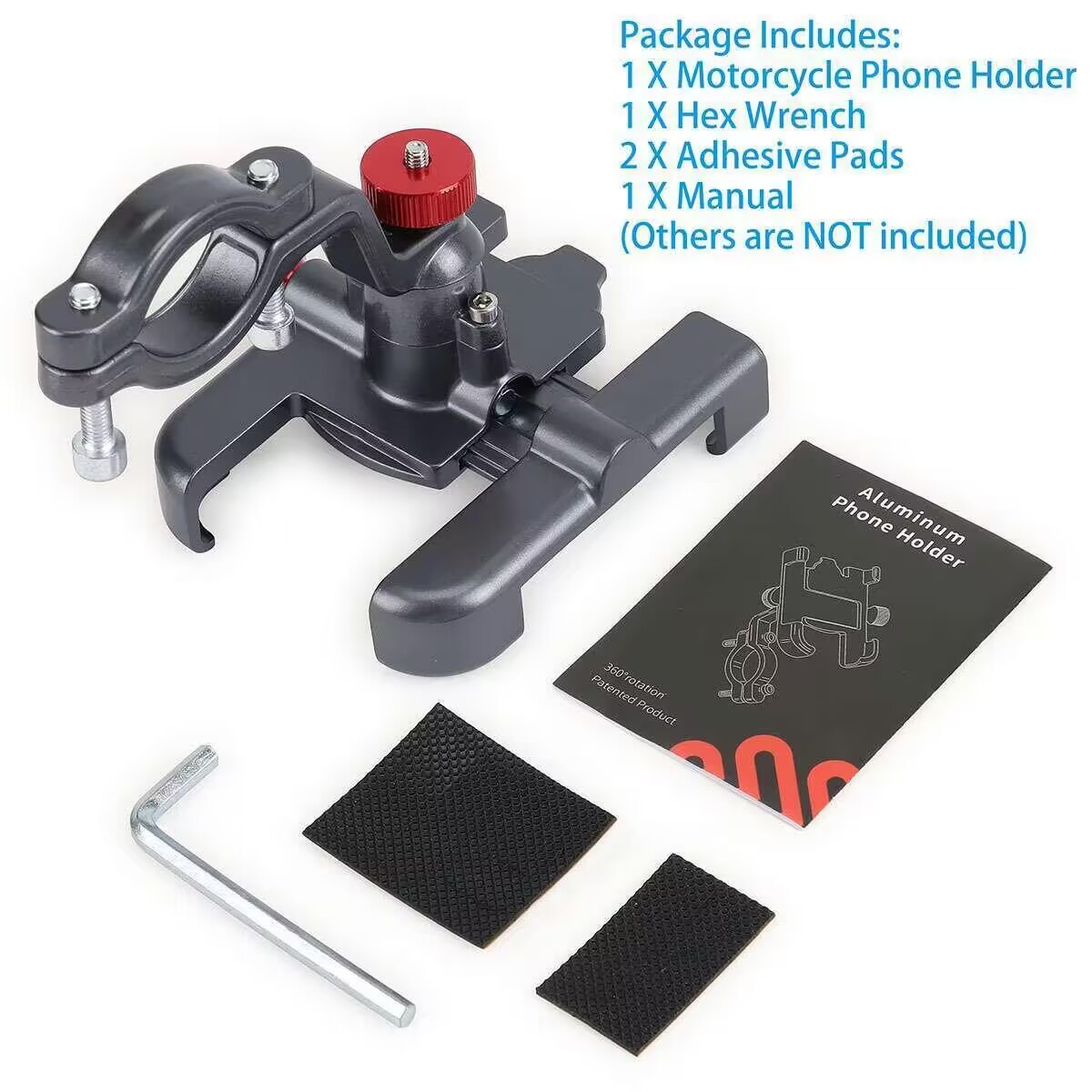 360° Aluminum Motorcycle Bike  - Phone Mount Handlebar review and price