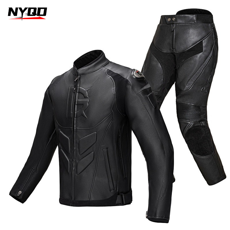 Winter Motorcycle Racing Suit  - Riding Jacket Leather review and price