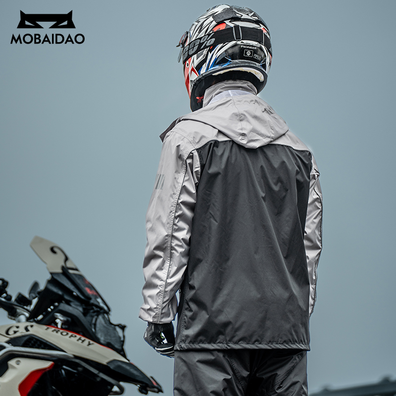 Reflective Waterproof Raincoat - Motorcycle Gear Mesh review and price