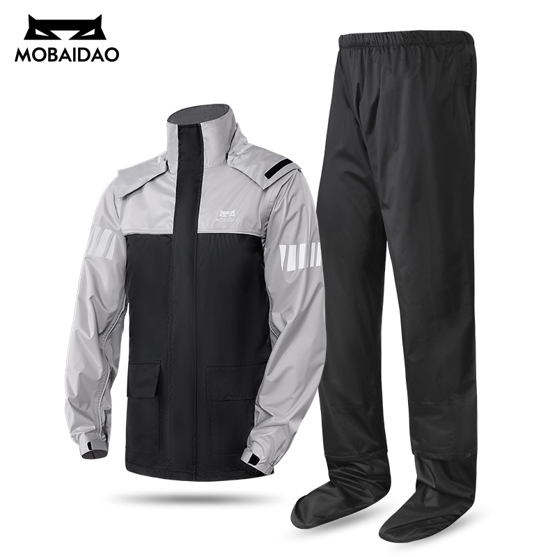 Reflective Waterproof Raincoat - Motorcycle Gear Mesh review and price