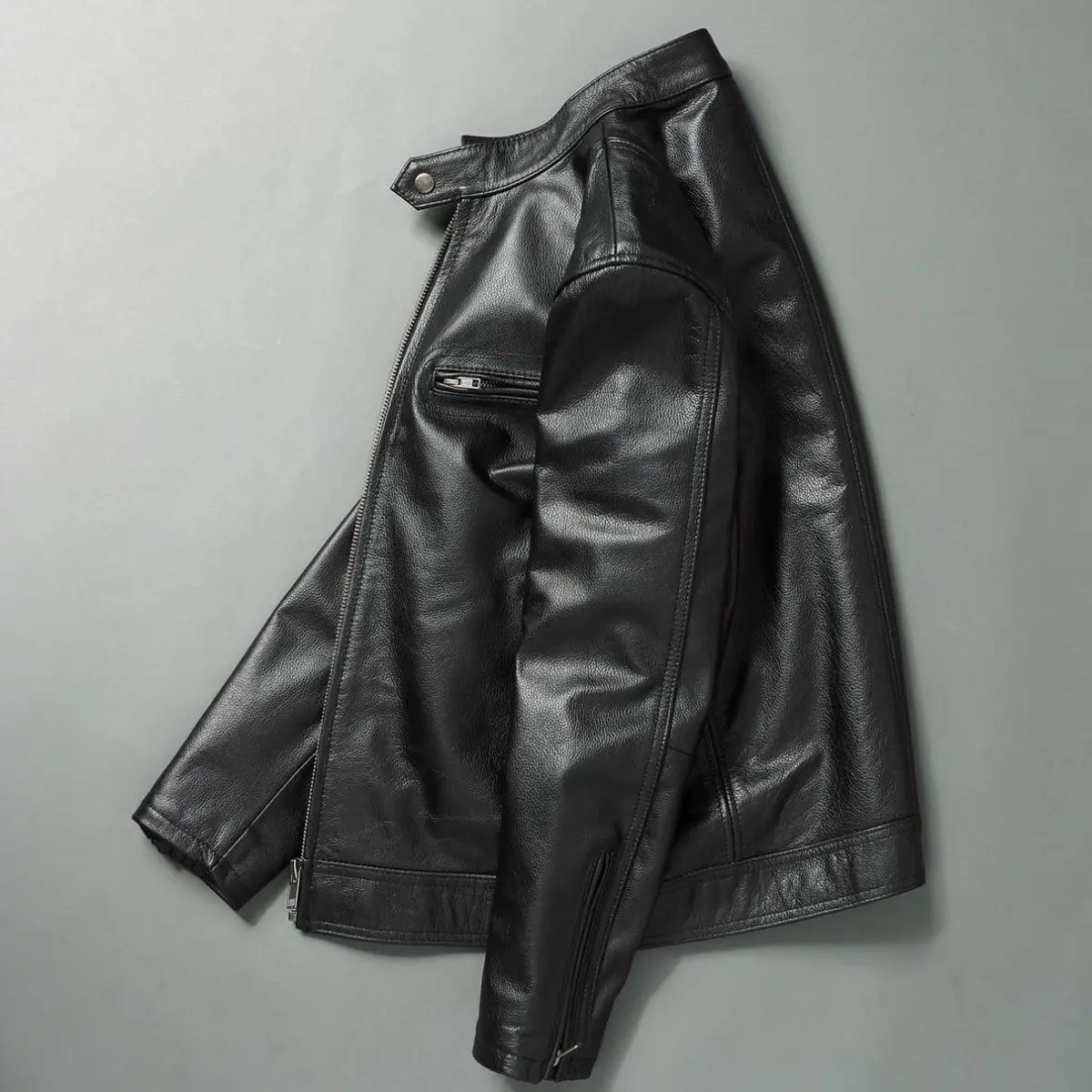 Genuine Leather Jacket Men 100 - Riding Jacket Leather review and price