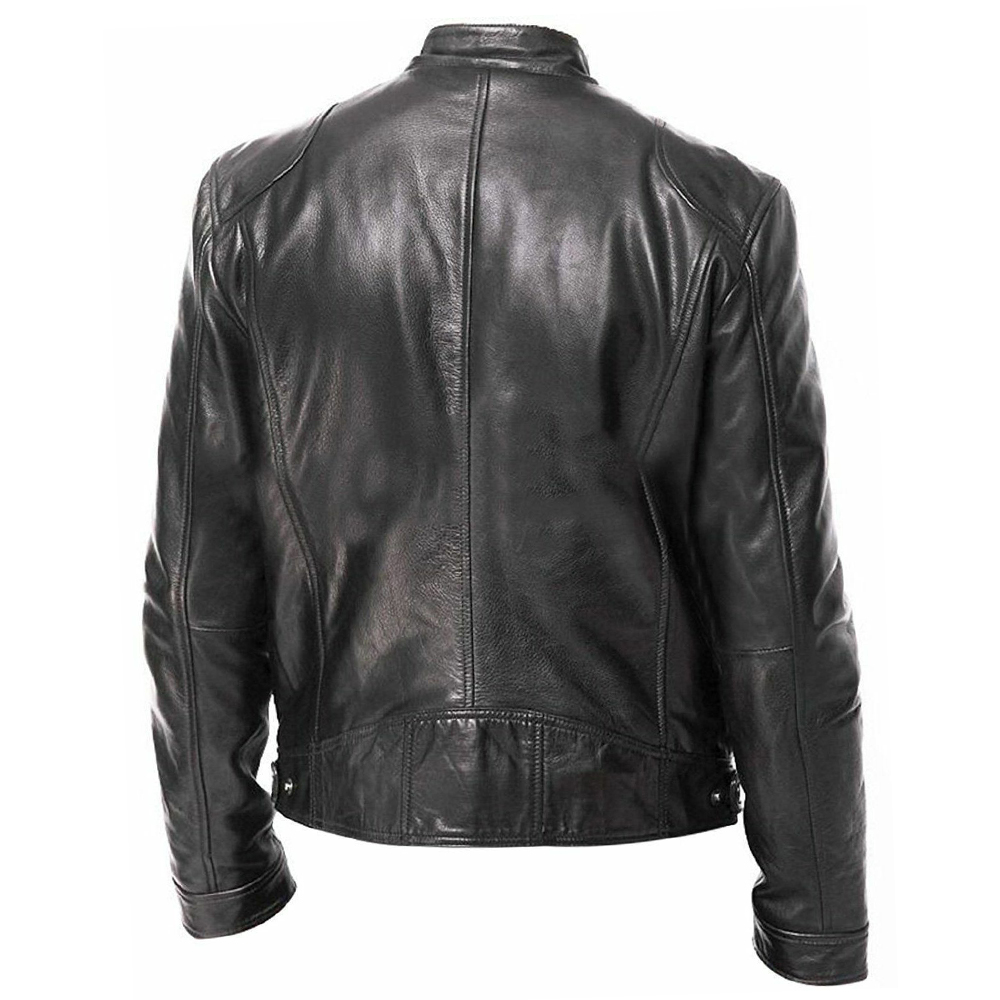 PU Leather Motorcycle Jacket M - Riding Jacket Leather review and price