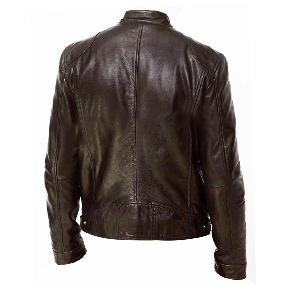 PU Leather Motorcycle Jacket M - Riding Jacket Leather review and price